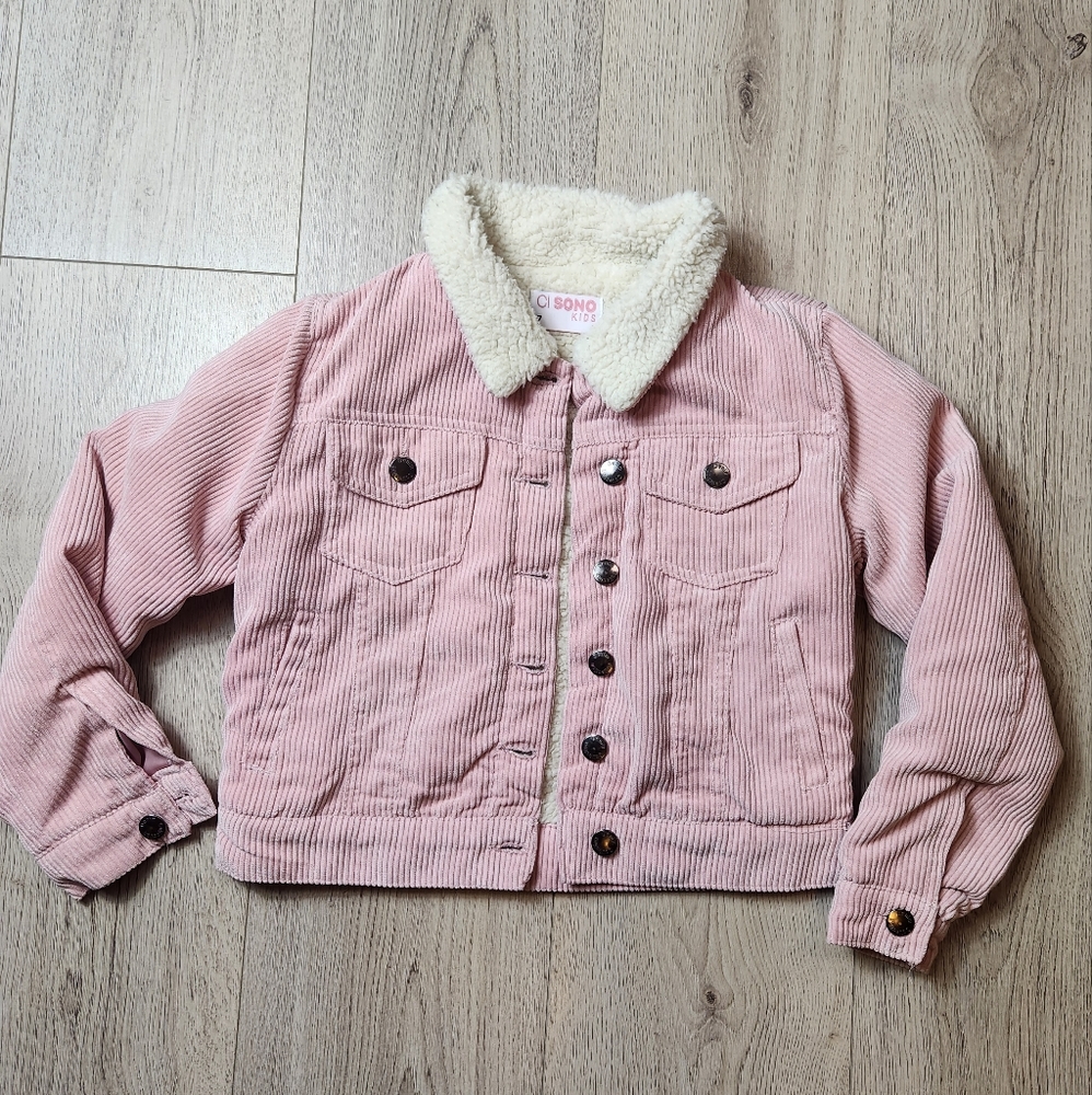 CI SONO Kids Fleece Lined Jacket Size 7 Girls
